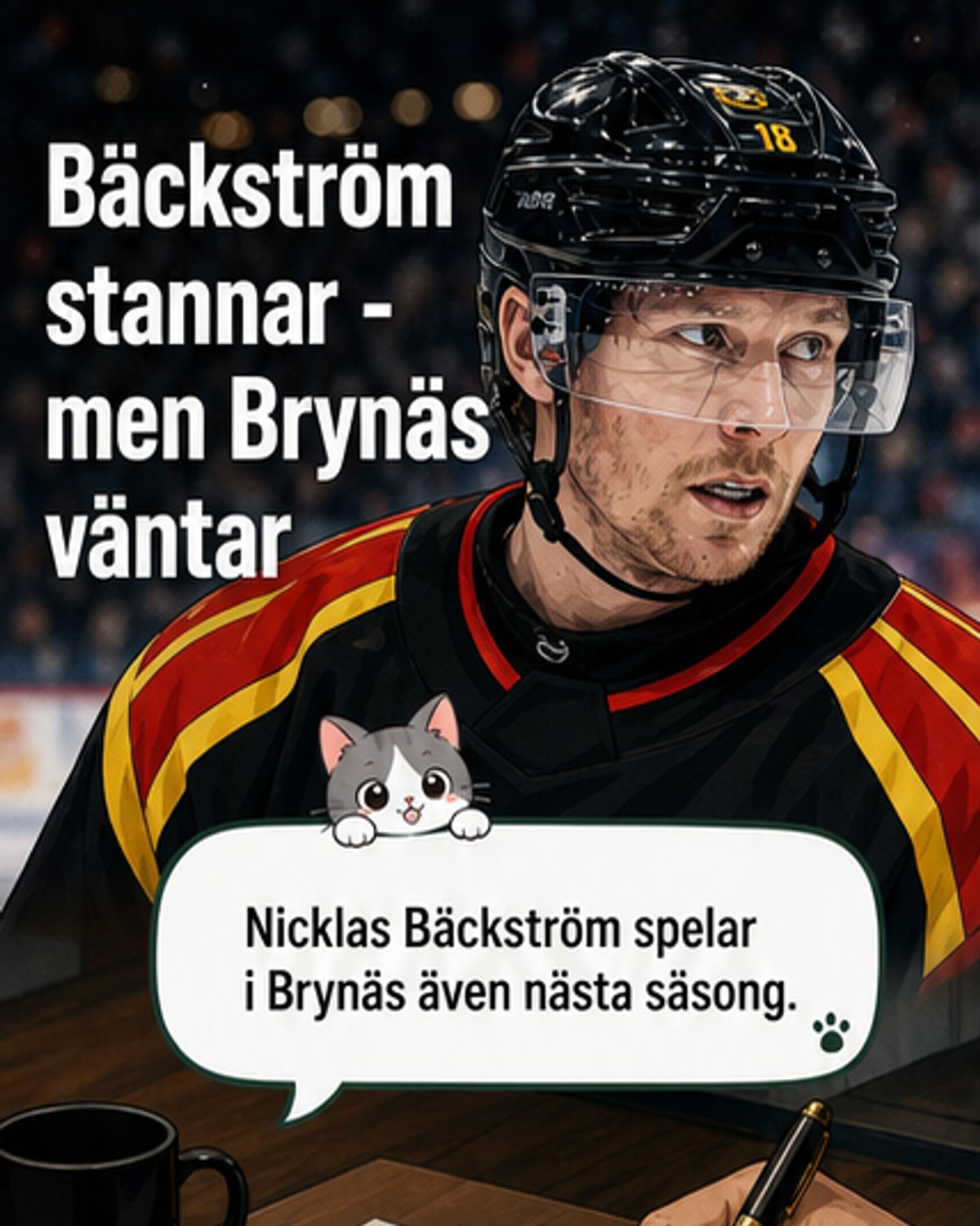 Bäckström kvar, Niederbach borta