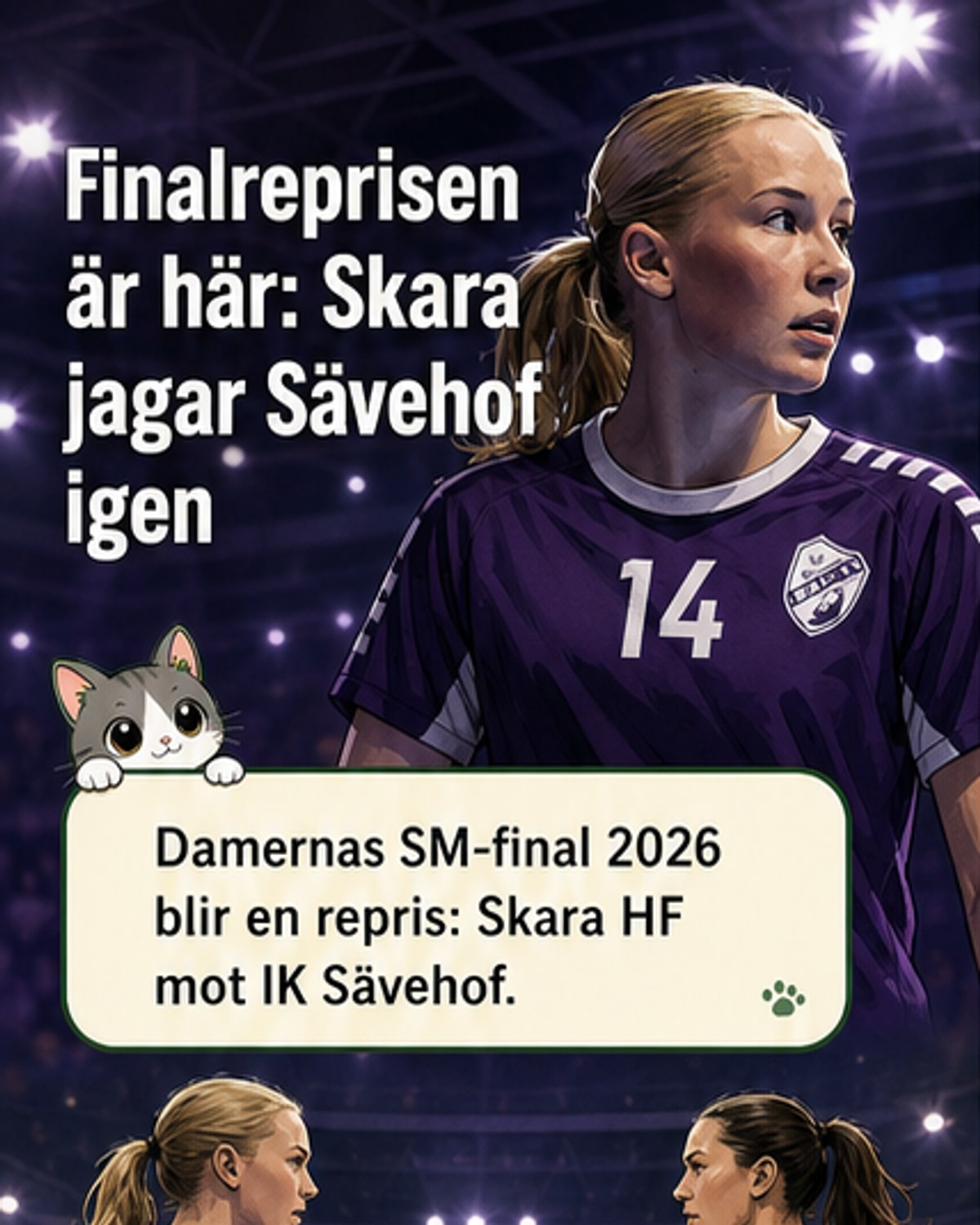 SM-final i handboll – repris av fjolårets final