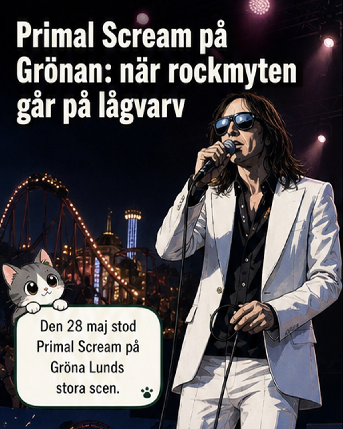 Primal Scream i Gröna Lund: rockens arv efter 40 år
