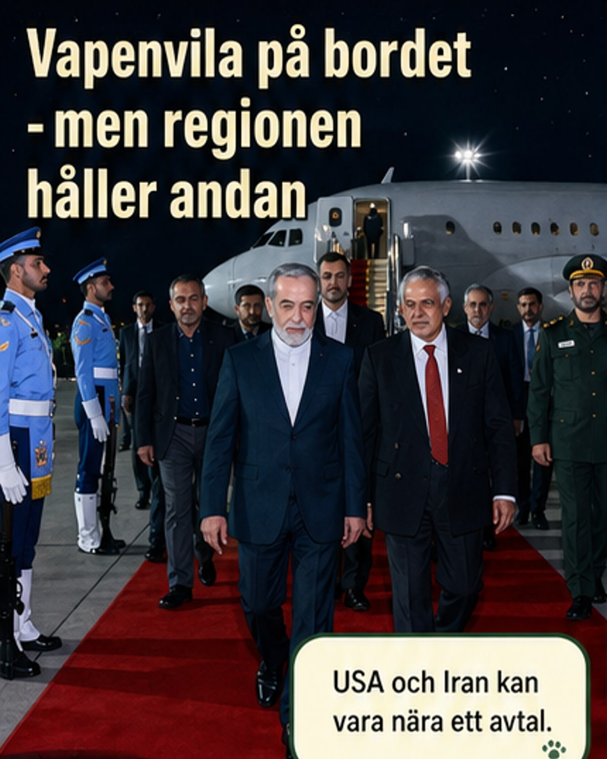 Iran granskar USA:s vapenvila-förslag