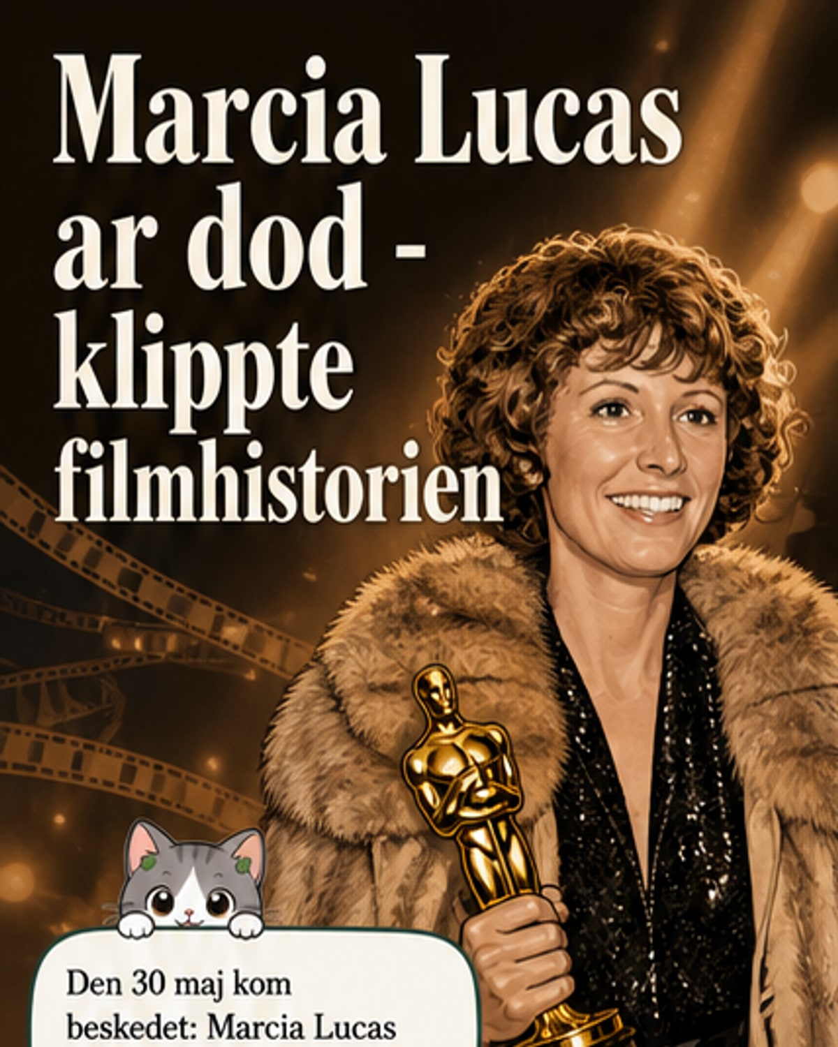 Oscarvinnande filmklippare död