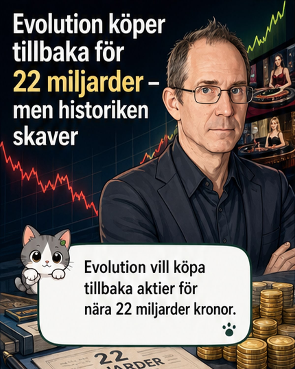 Evolution satsar på återköp – som tobaksbolag