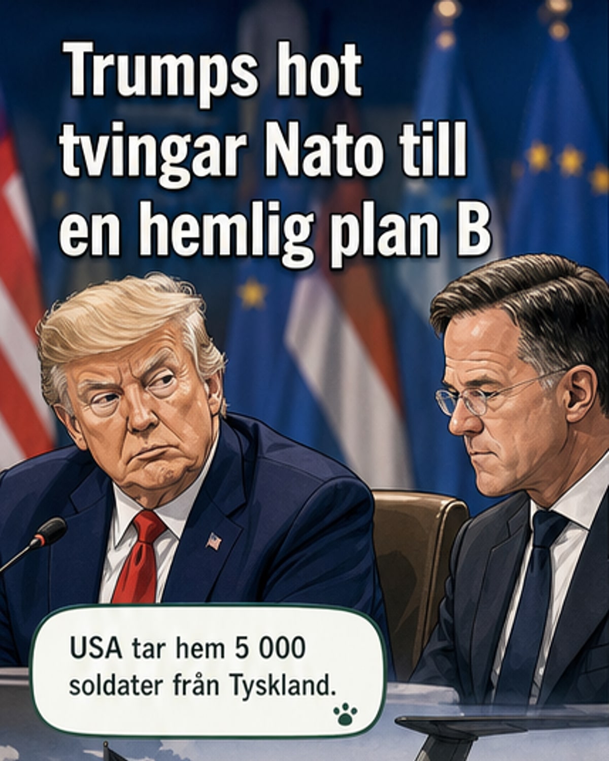 Natos hemliga plan B efter Trump-hot
