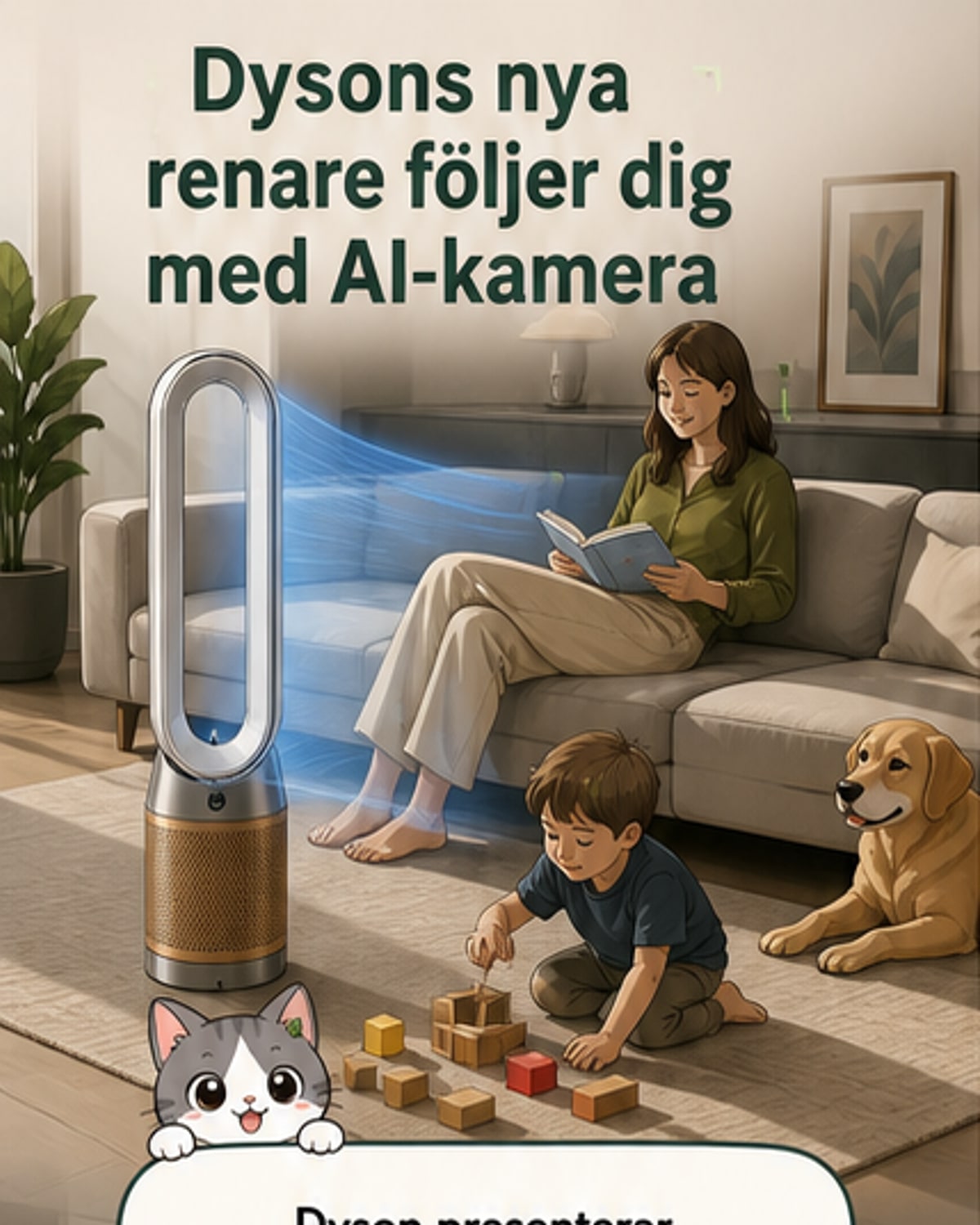 Dyson släpper luftrenare med AI-kamera