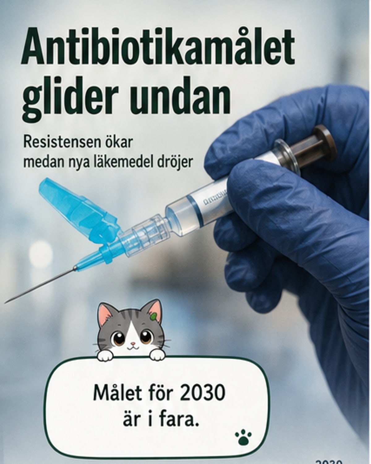 Antibiotikaresistens ökar – världen går bakåt