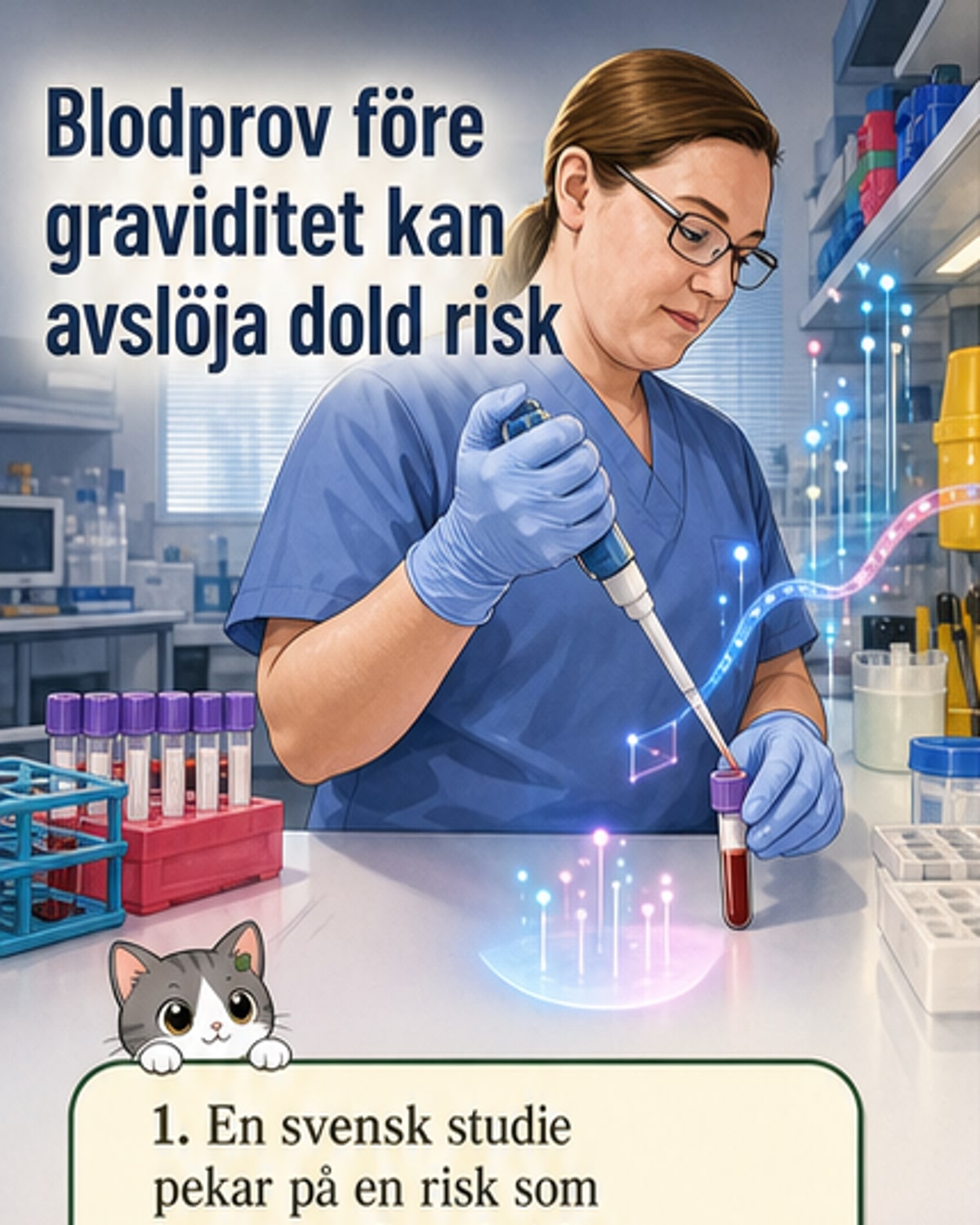 Blodprov kan avslöja risk för havandeskapsförgiftning – innan graviditet