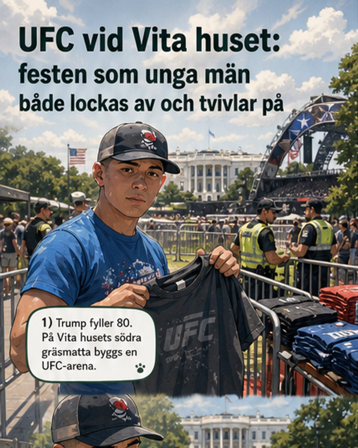UFC-fajt vid Vita huset