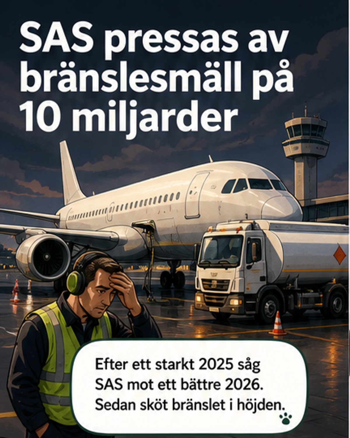 SAS hotas av 10-miljardersbränslesmäll
