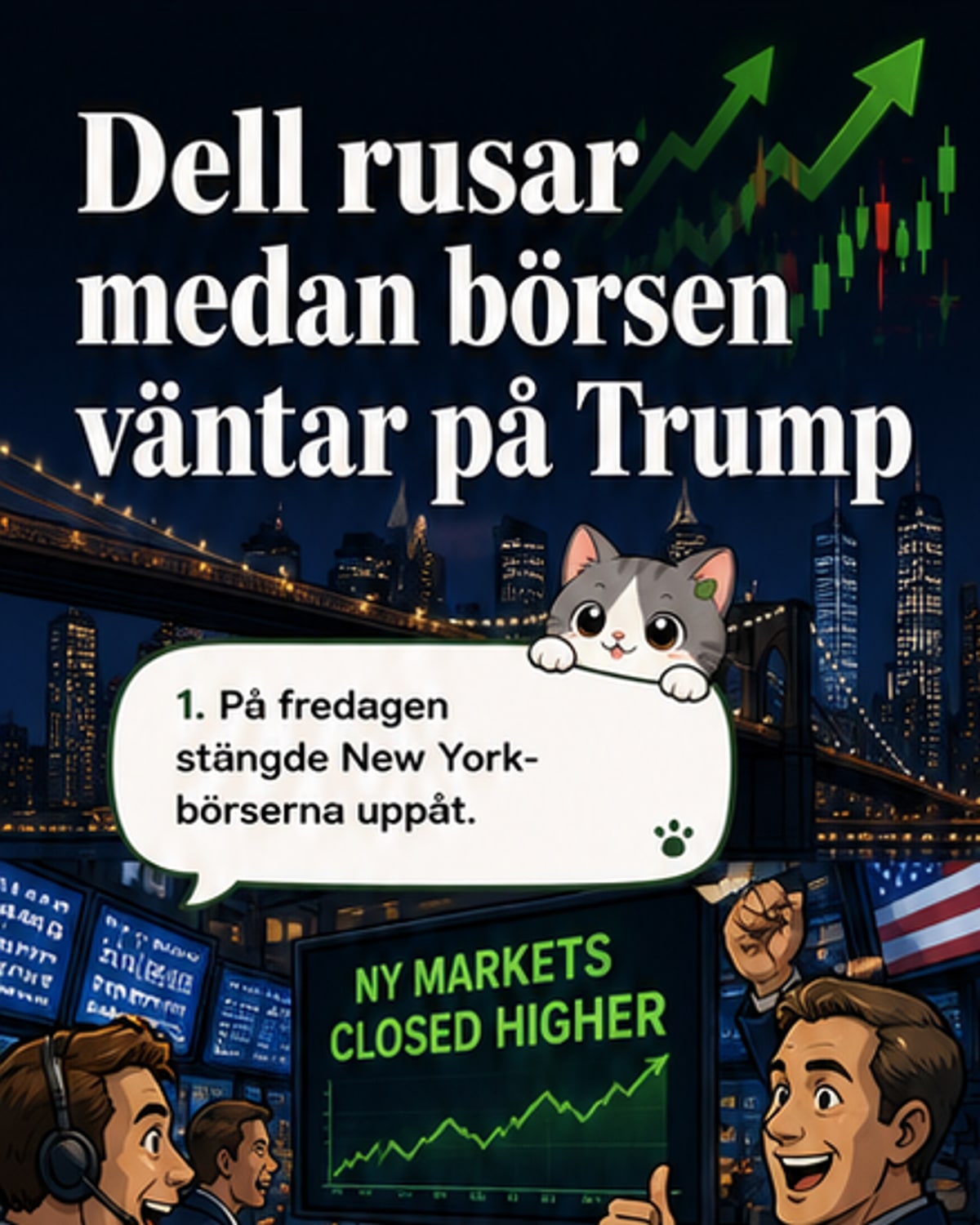 Dell-aktien rusar efter stark rapport