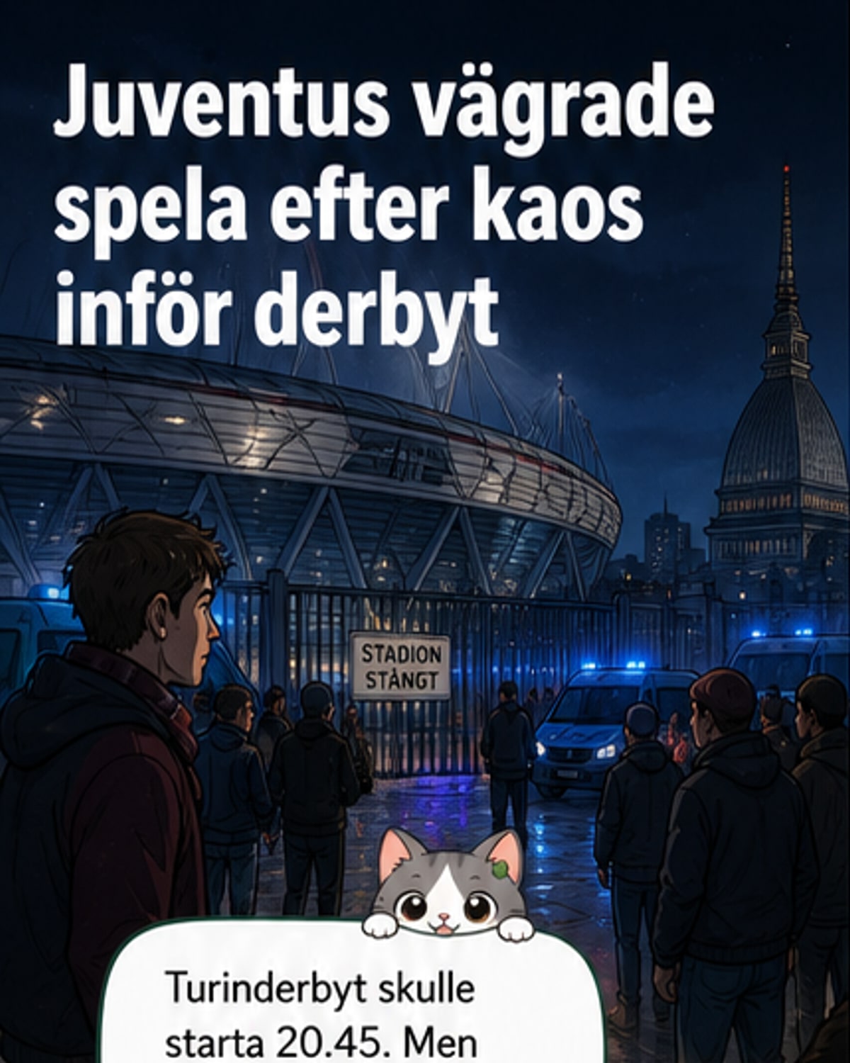 Juventus vägrar spela derby – supporter allvarligt skadad