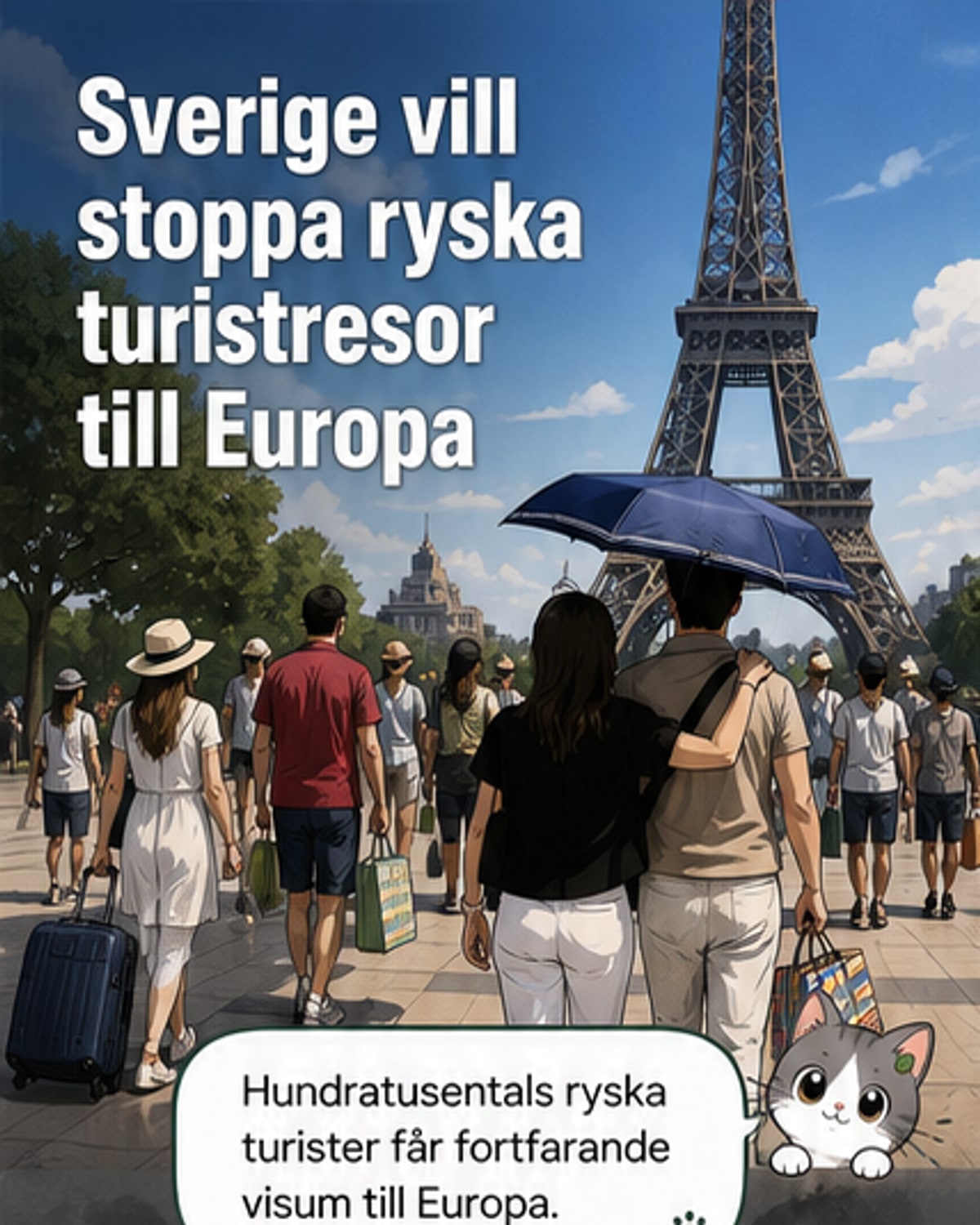 Sverige kräver stopp på ryska turister