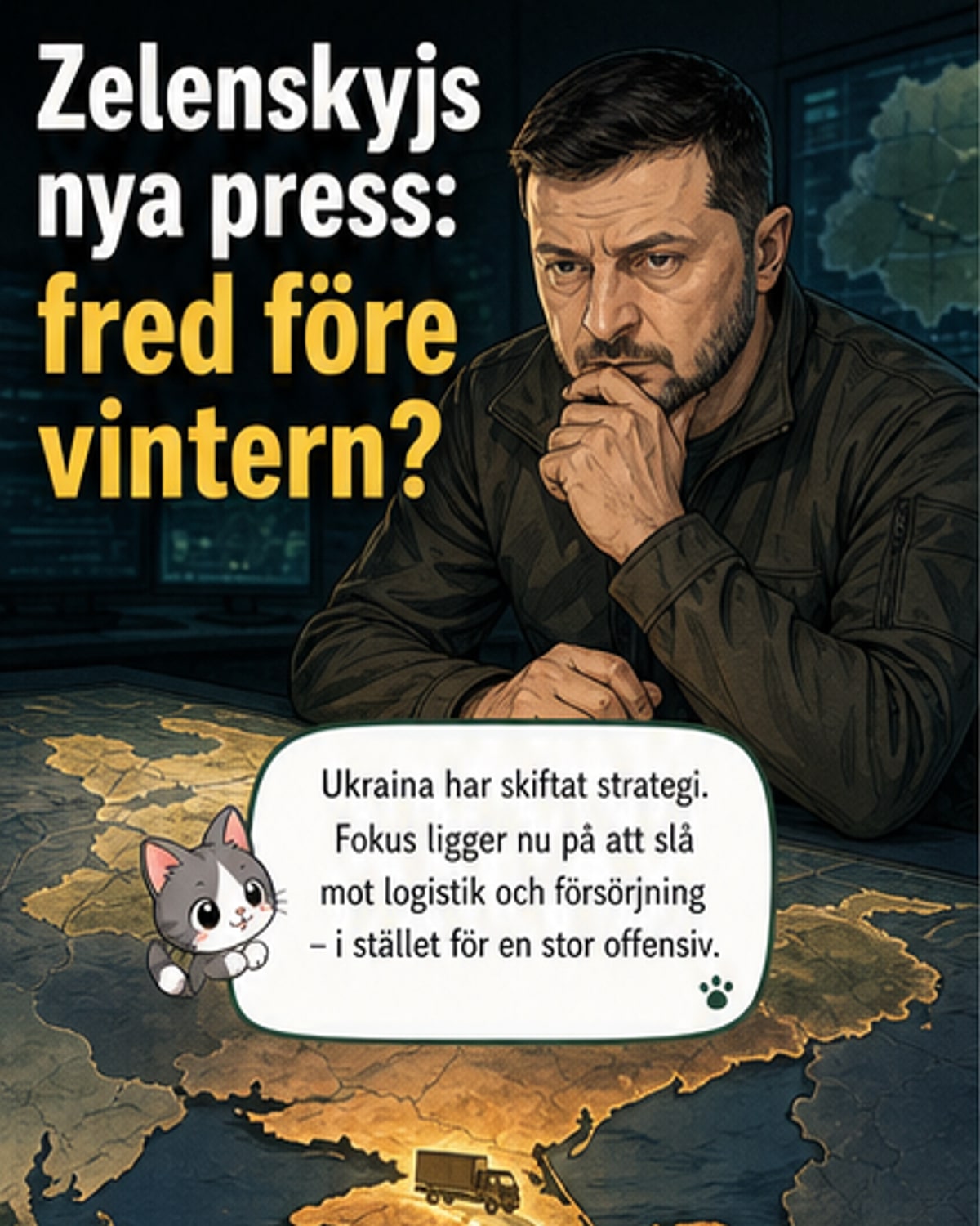 Ukrainas nya krigsstrategi: Tvinga fram fred