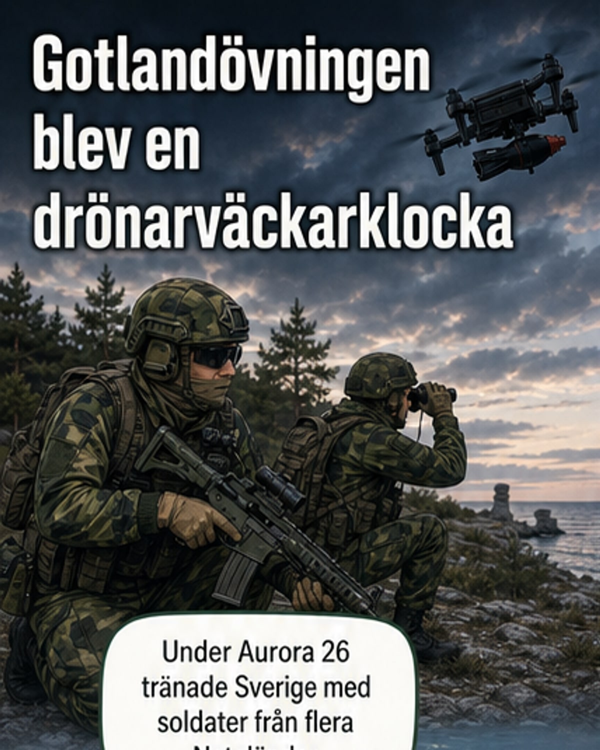 Svenska styrkor krossade i övning