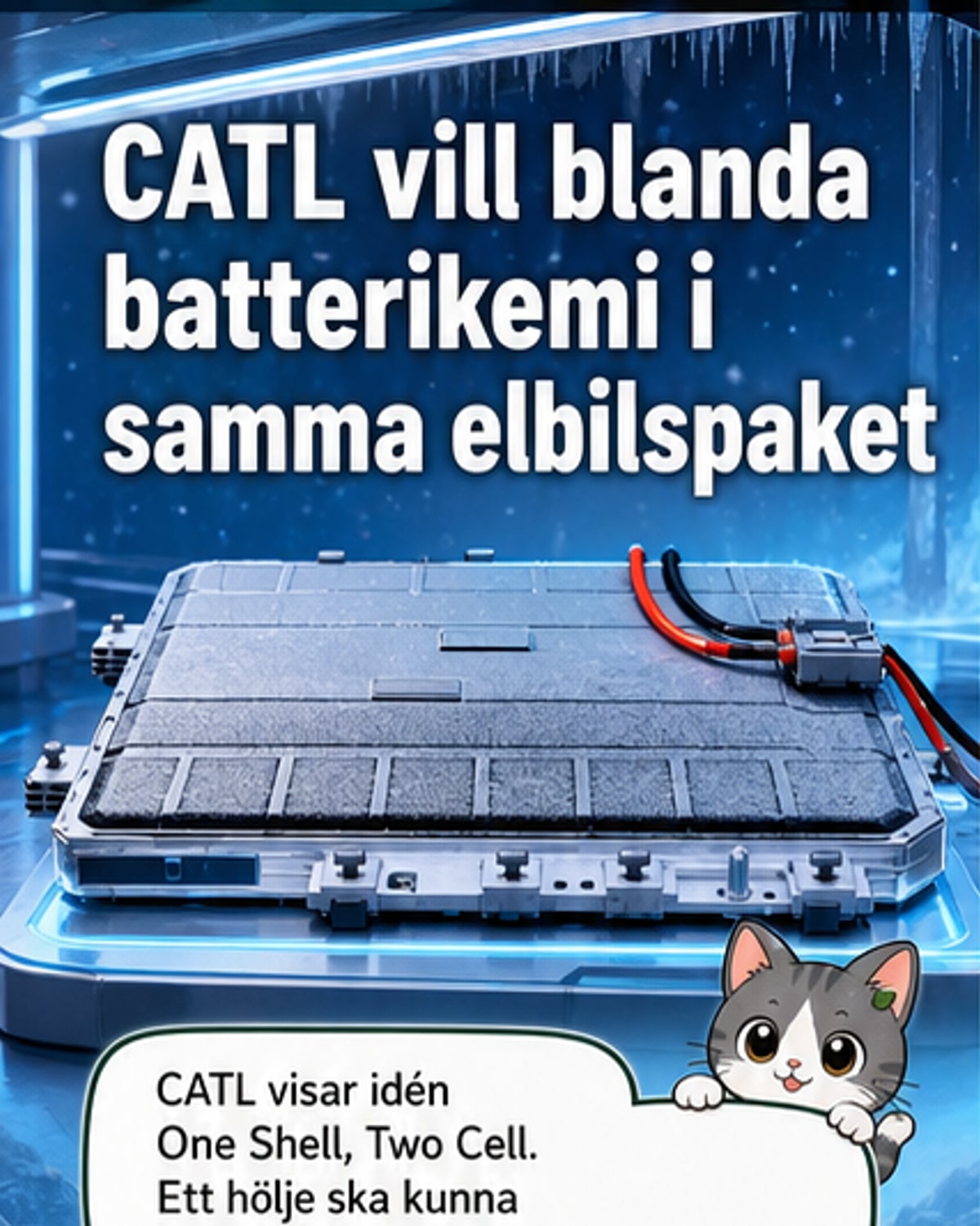 Batteri som byter kemi efter behov