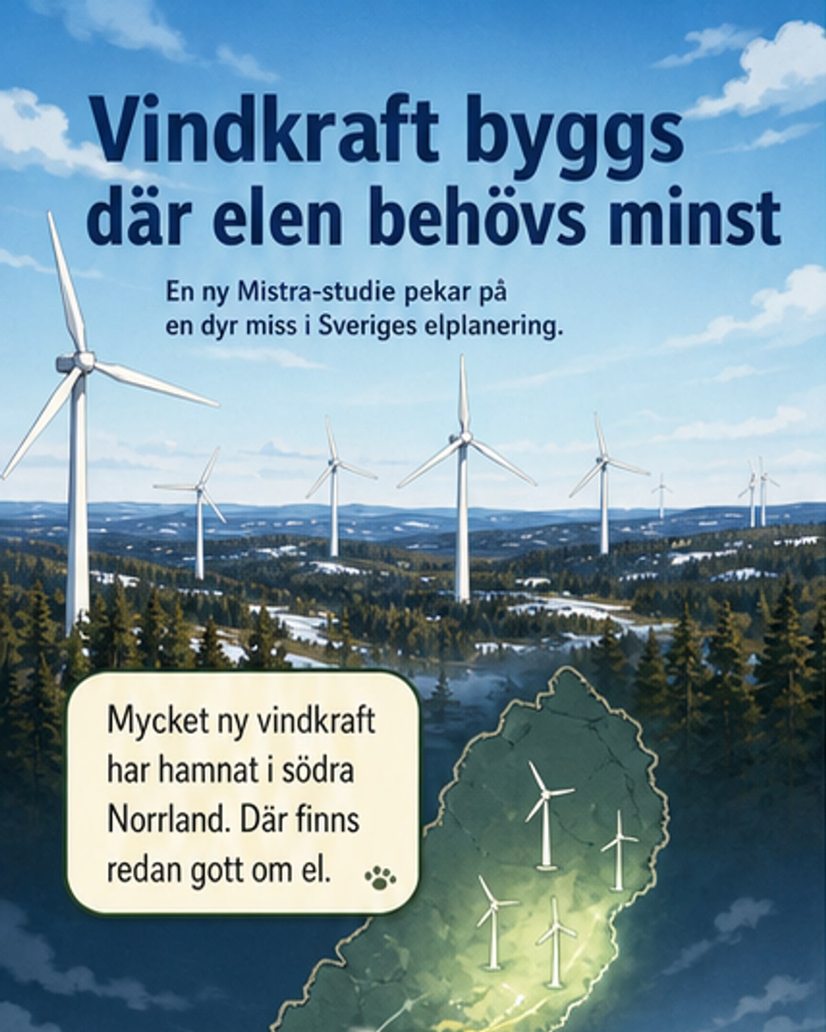 Varför vindkraften borde byggas närmare användningen