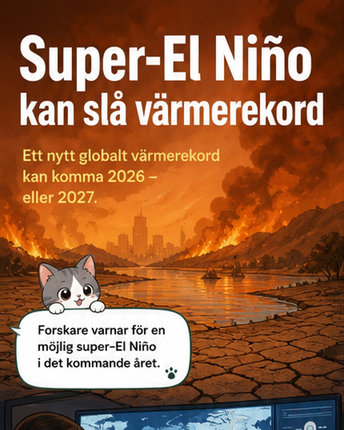 Super-El Niño hotar 2026