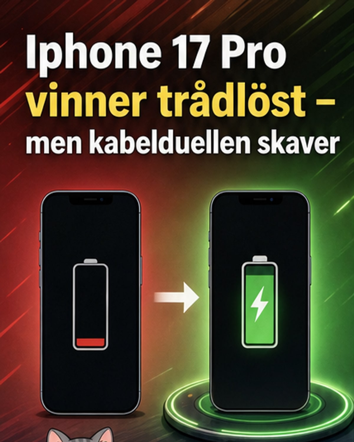 iPhone 17 Pro laddas snabbast trådlöst