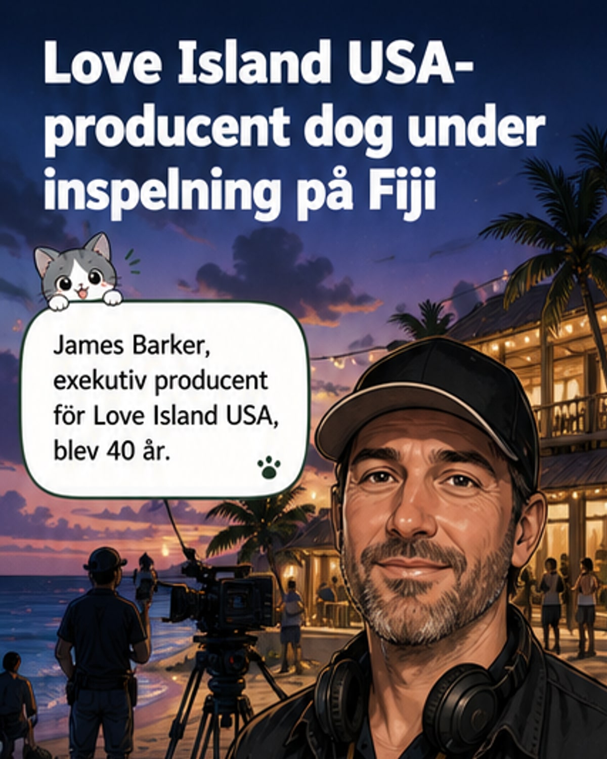 Producent för 'Love Island USA' avled i Fiji