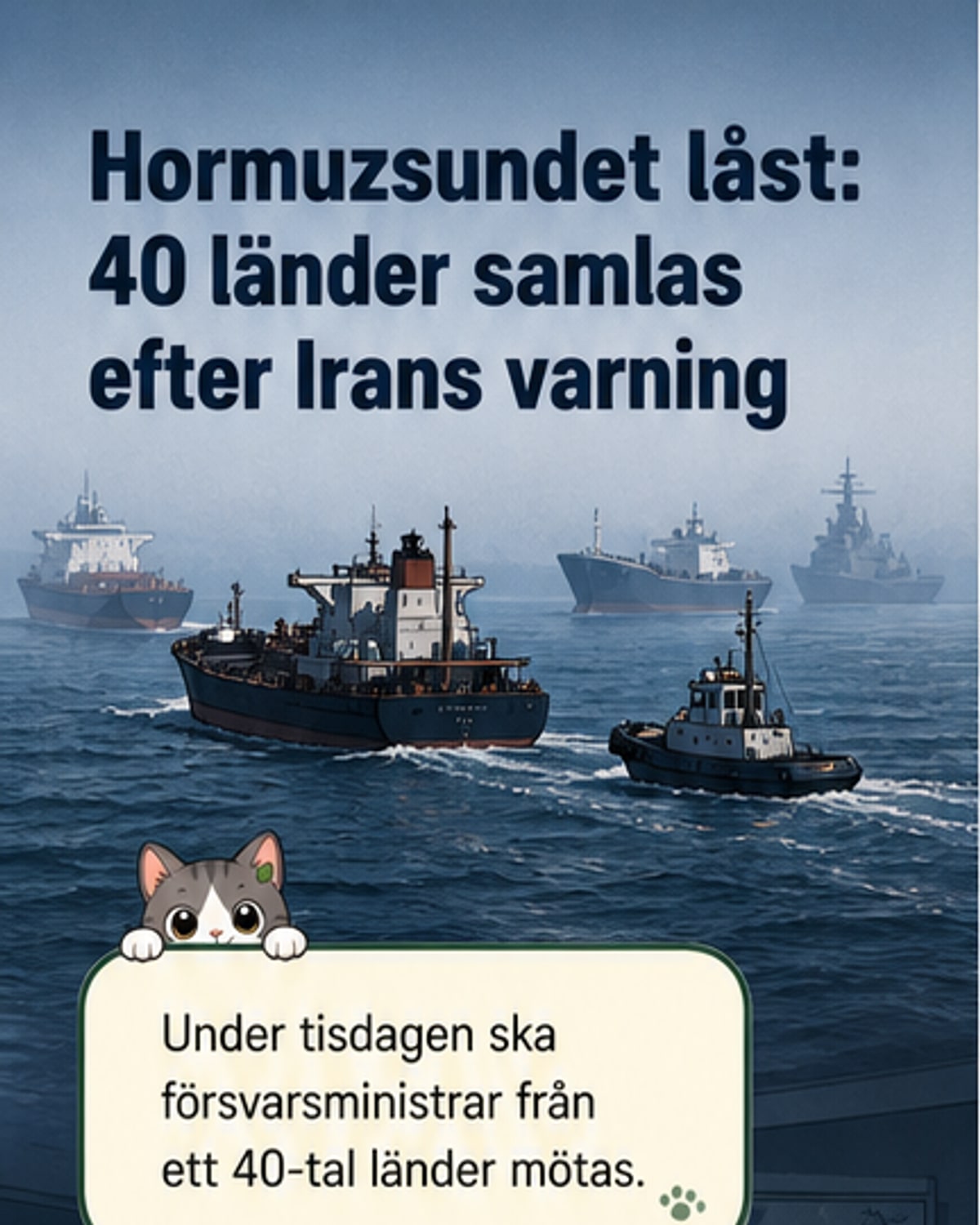 40 länder möts om spända farvatten