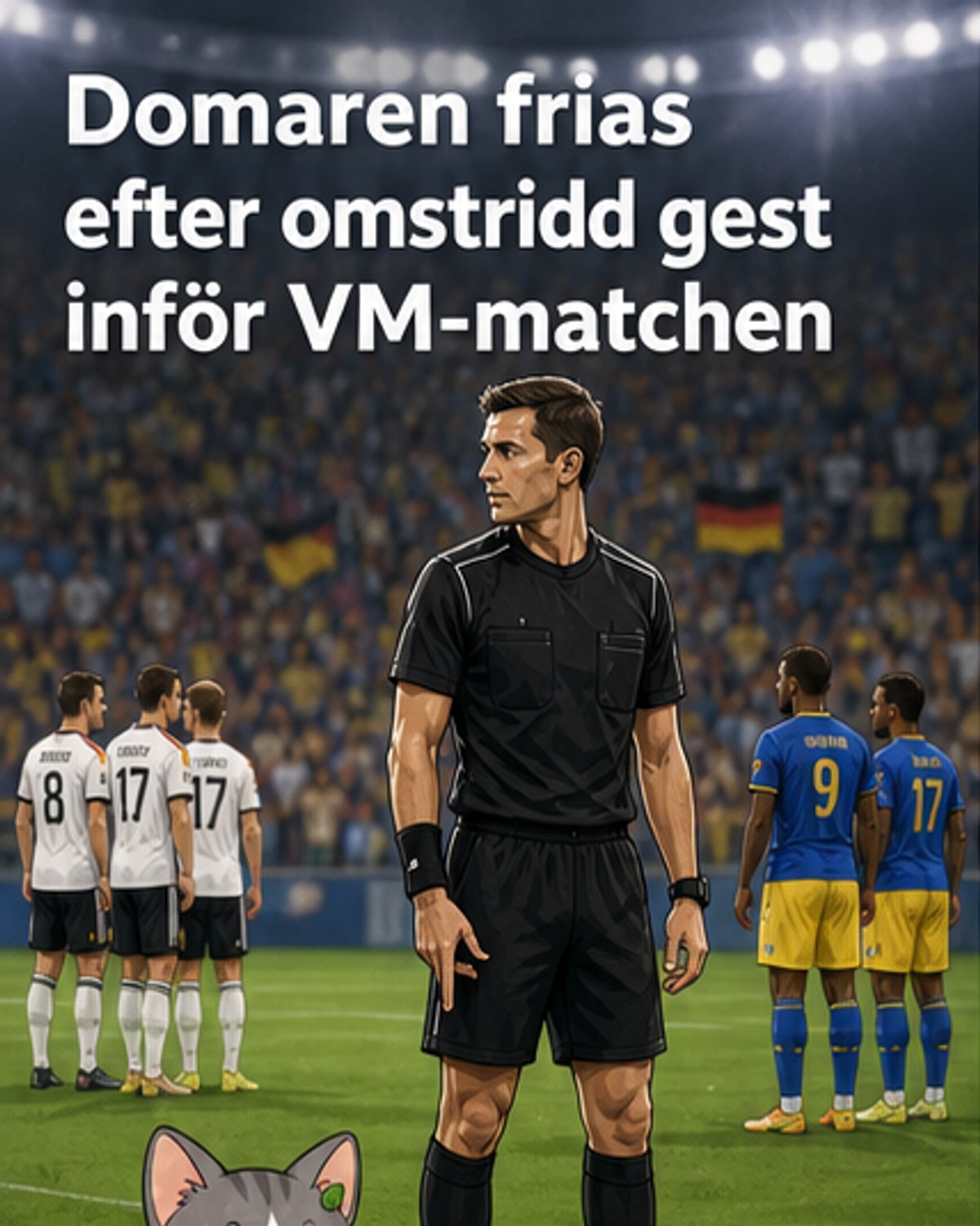 VM-domare frias efter anklagelse