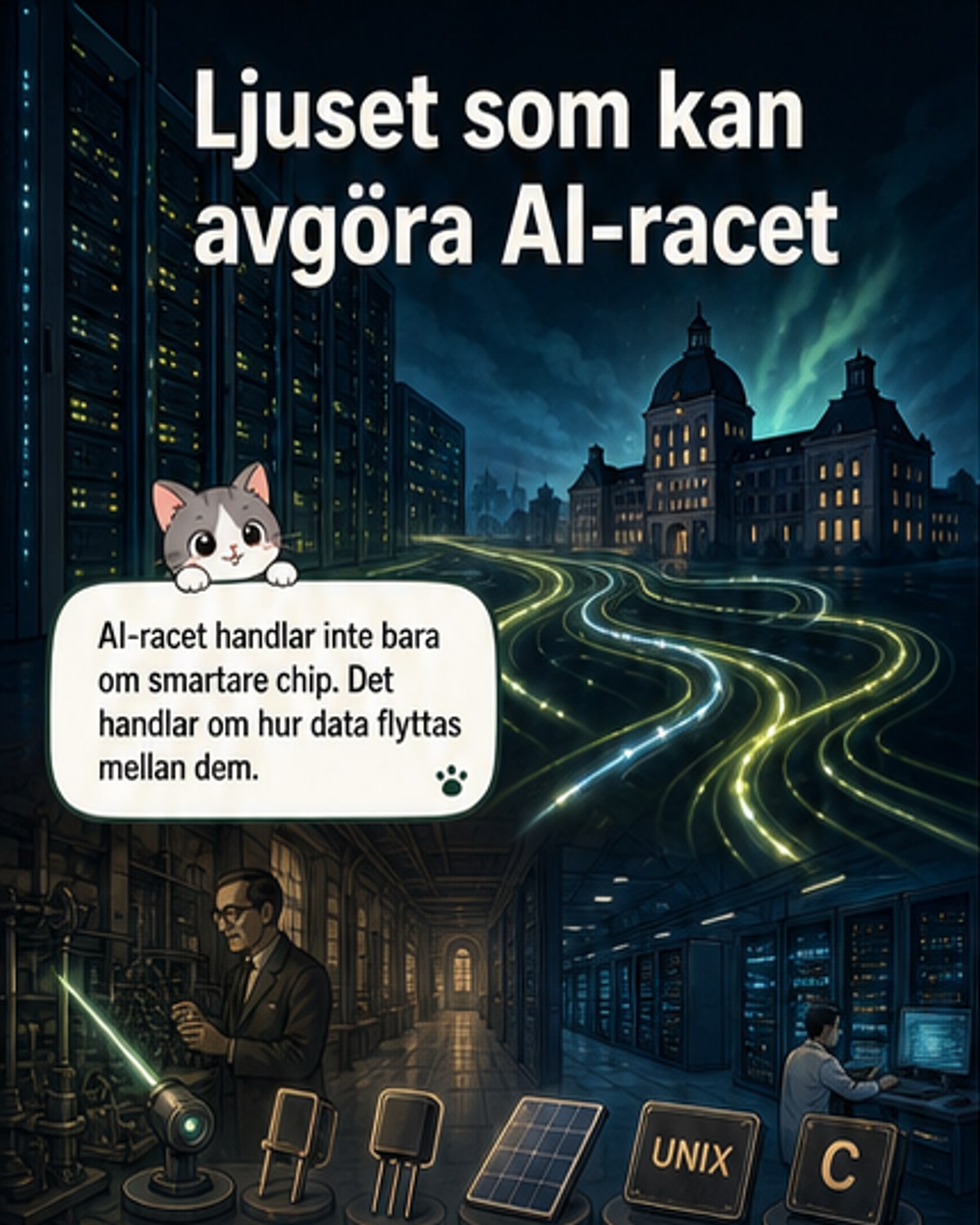 Fotonik avgör vem som vinner AI-racet