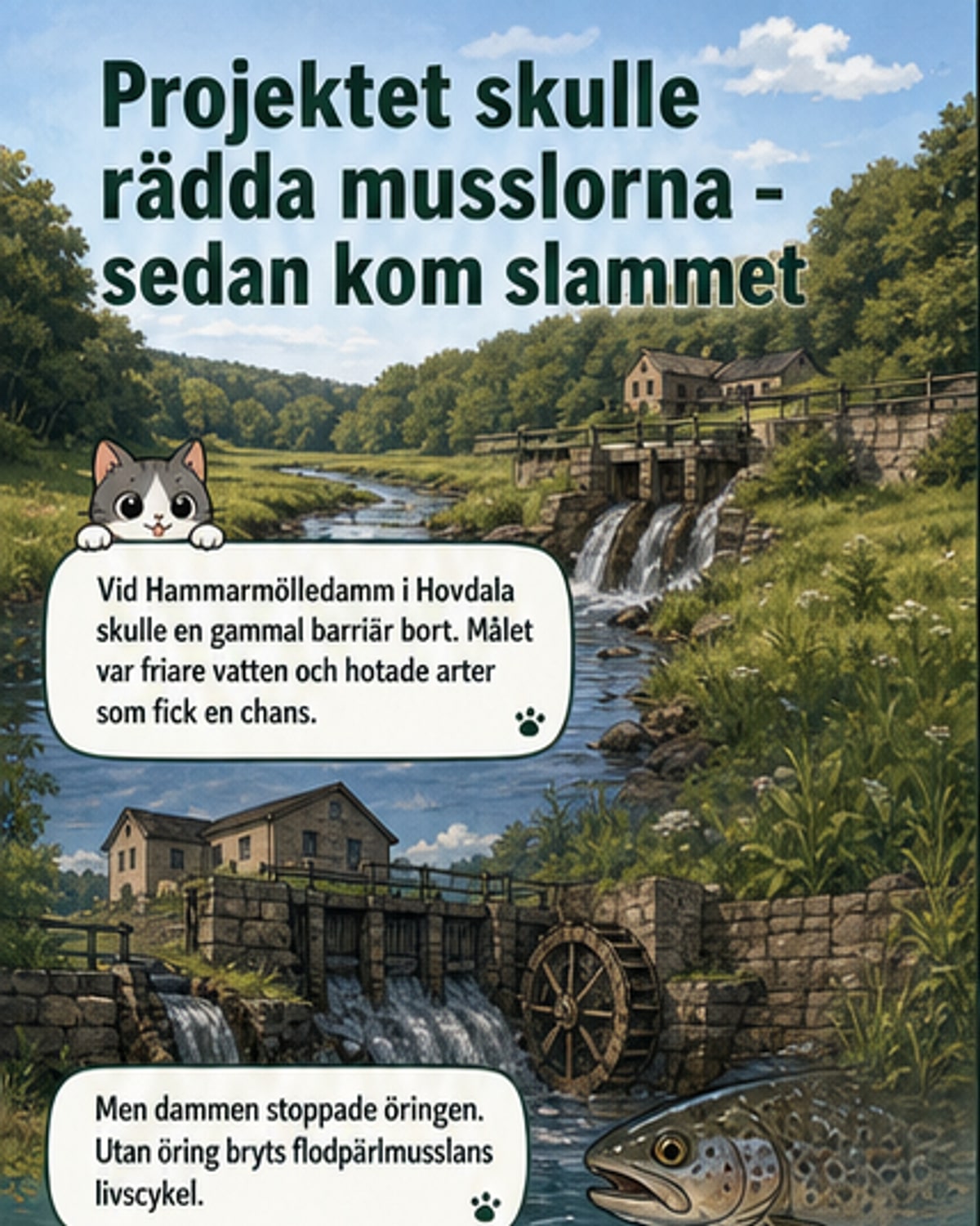 En räddningsaktion för flodpärlmusslan