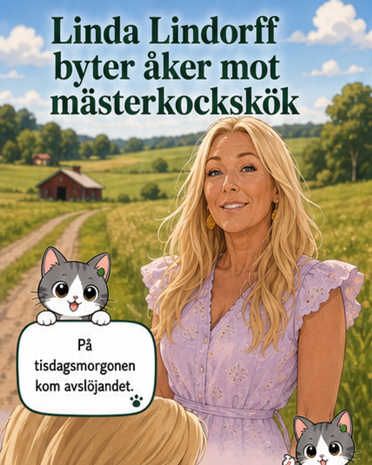 Linda Lindorff avslöjar ny TV-roll