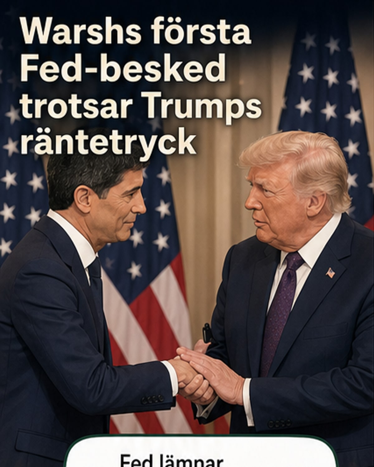 Fed lägger räntan trots ny chef