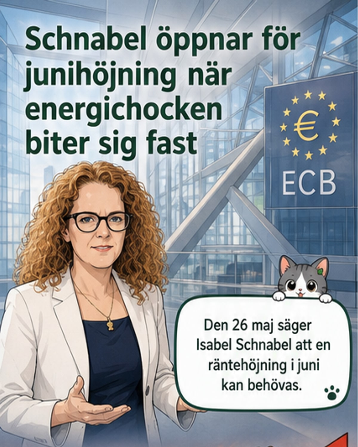 ECB öppnar för räntehöjning i juni