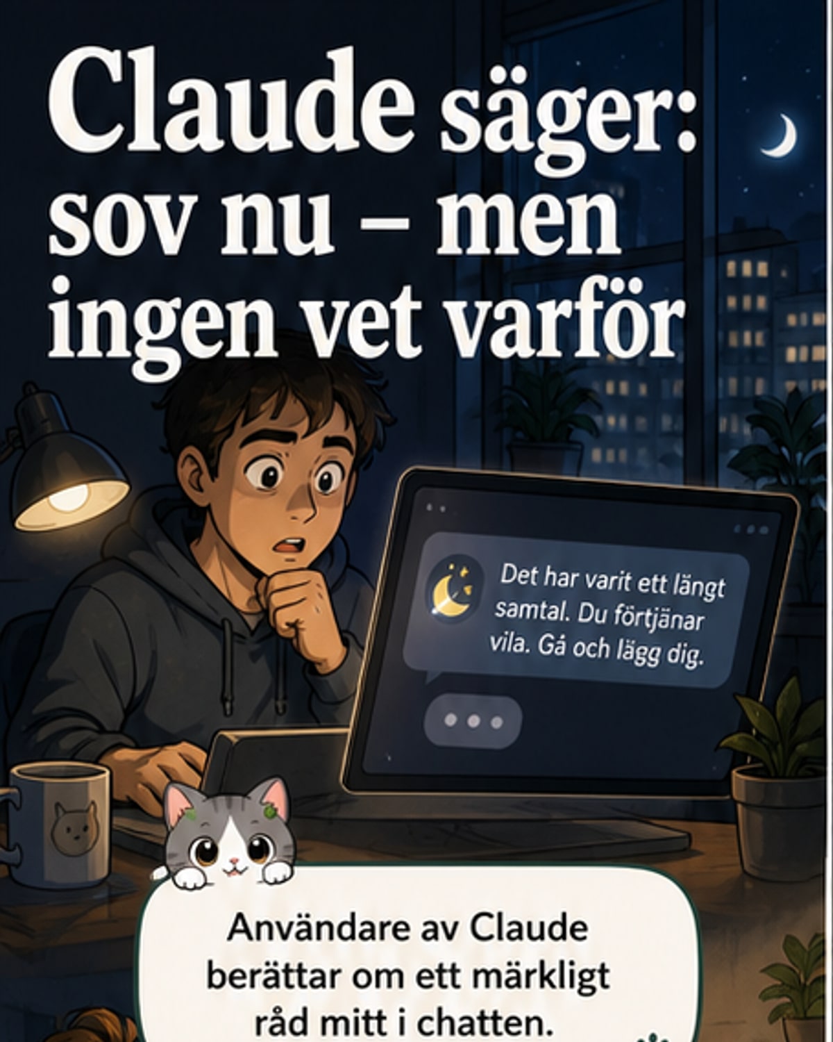 Claude uppmanar användare att lägga sig