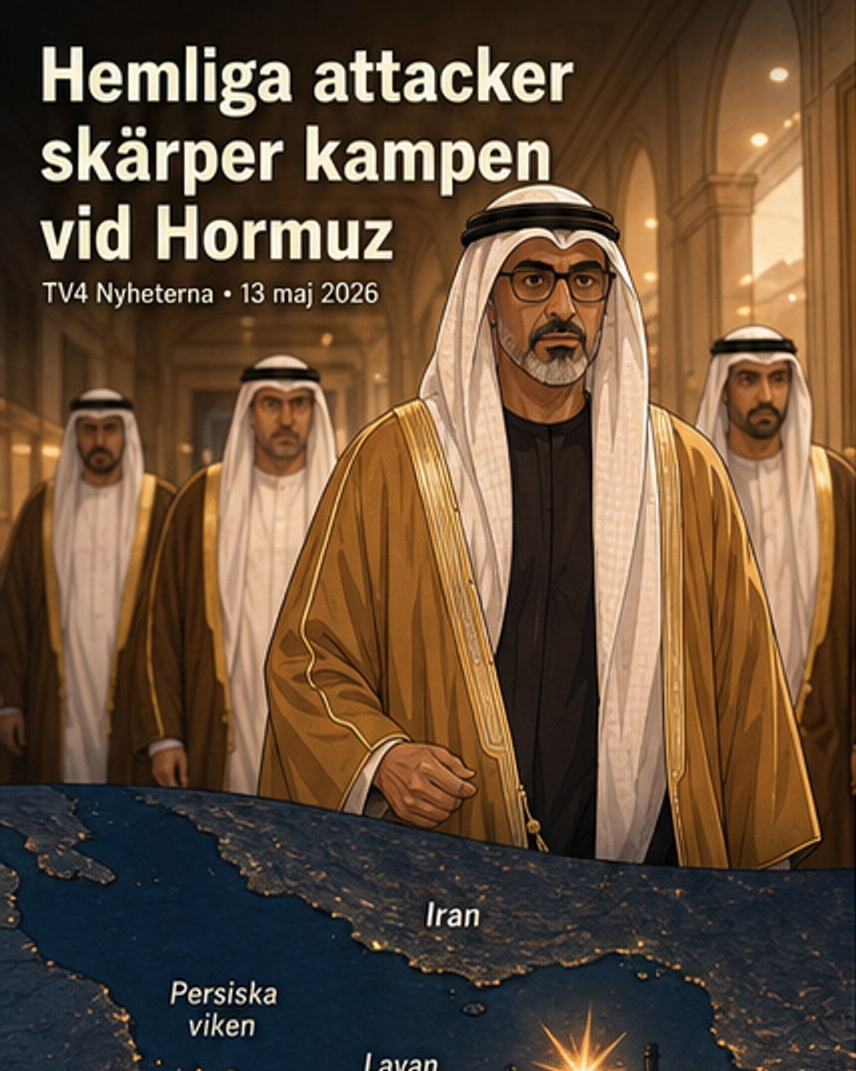 Förenade Arabemiraten slog mot Iran