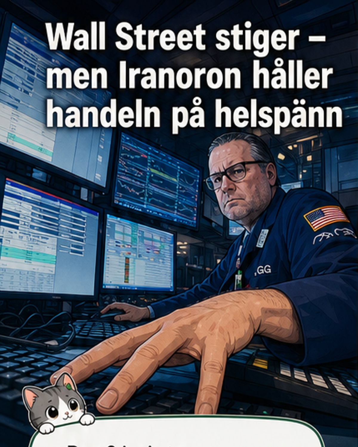 Wall Street försiktigt upp – Iranoro påverkar marknaden