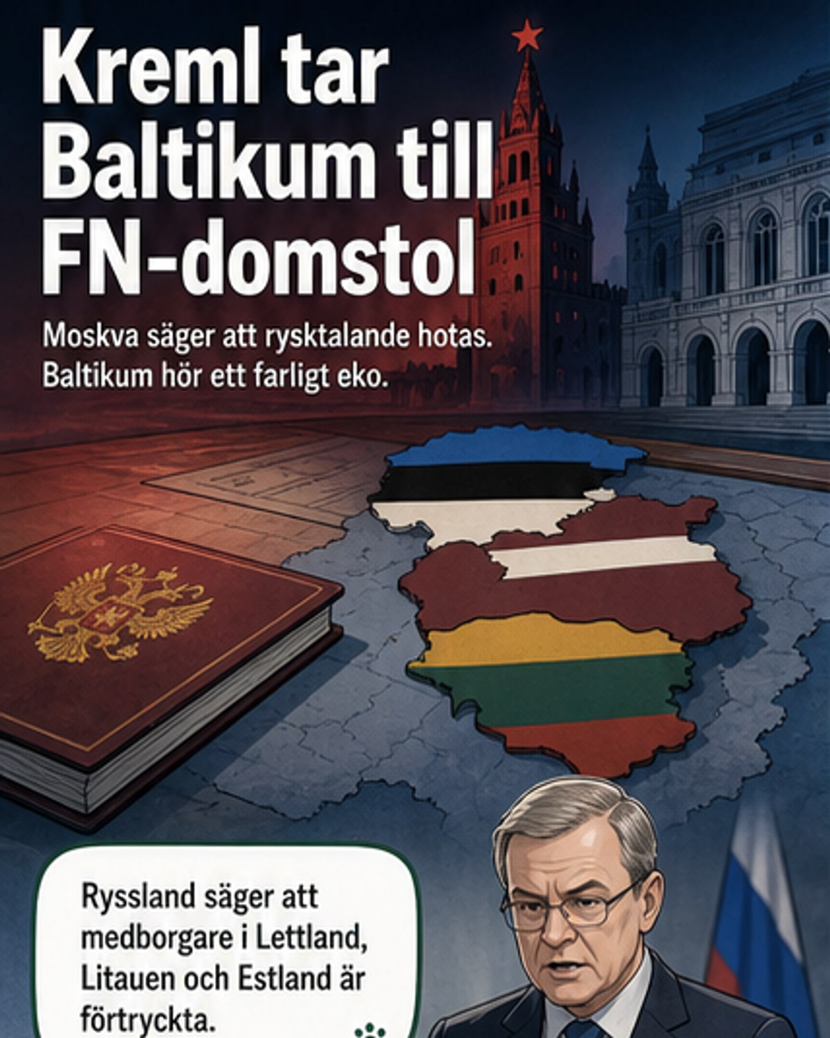 Ryssland går till domstol i Baltstat-fråga