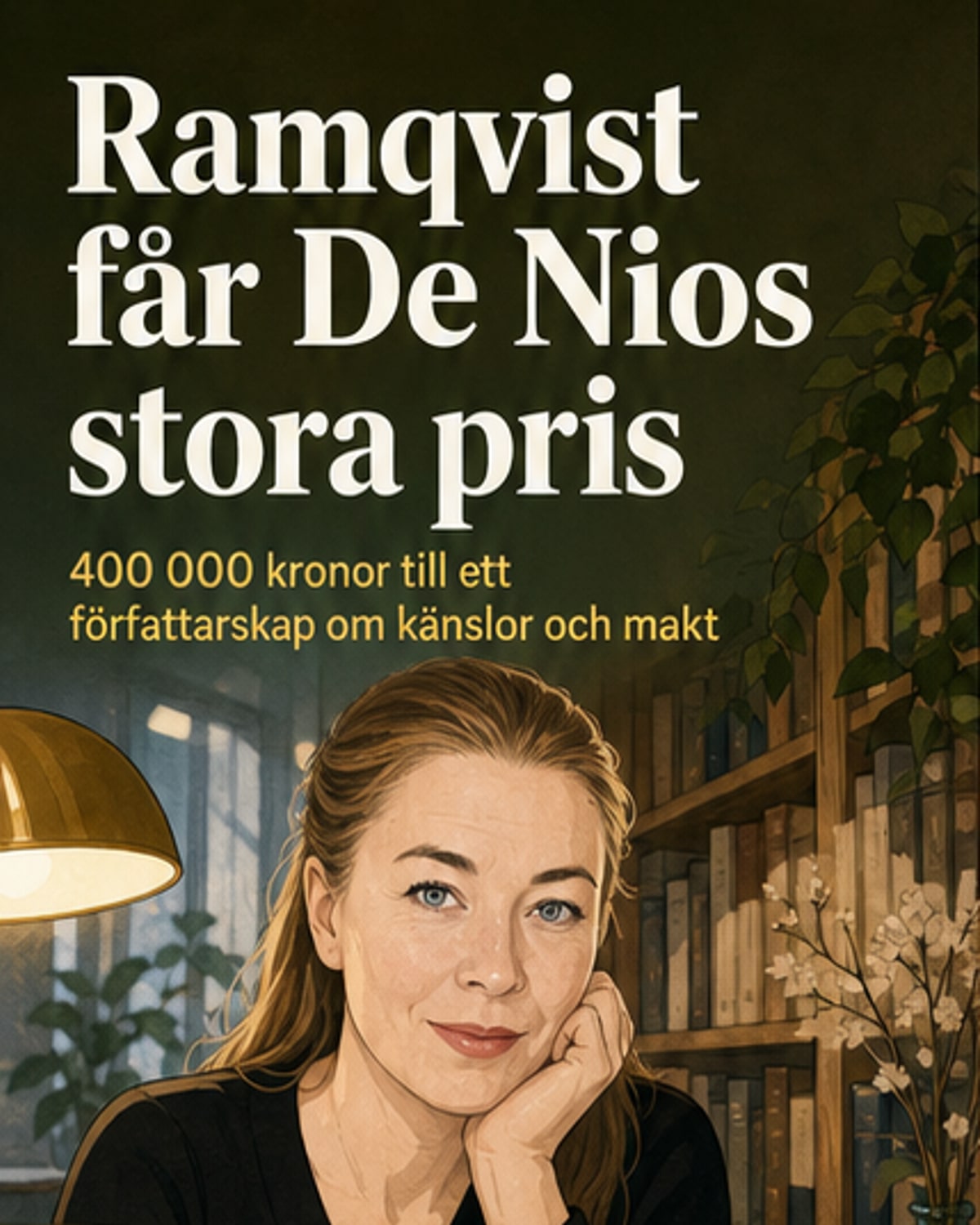 Karolina Ramqvist får prestigefyllt litterärpris