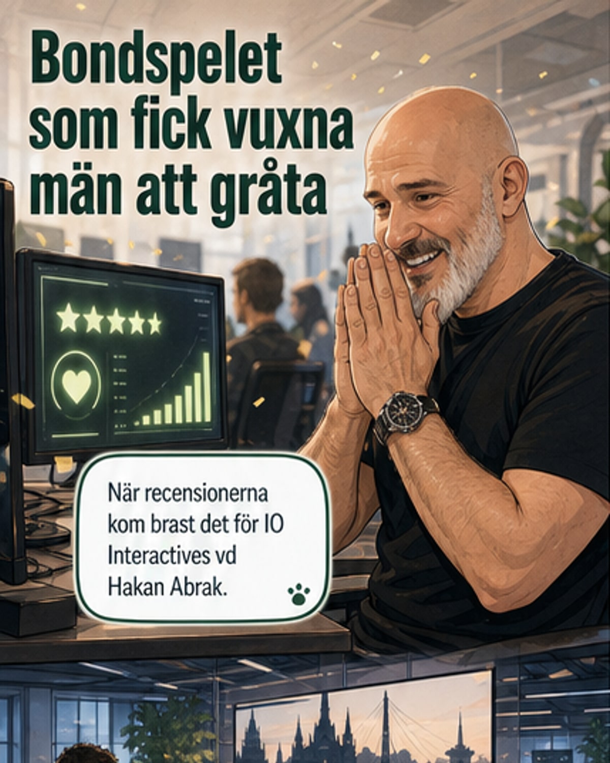 Vuxna män grät vid lanseringen