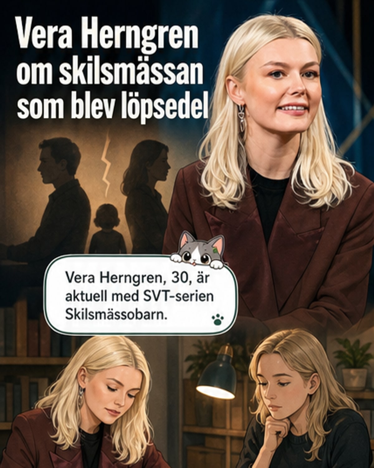 Vera Herngrens skilsmässobarn-trauma