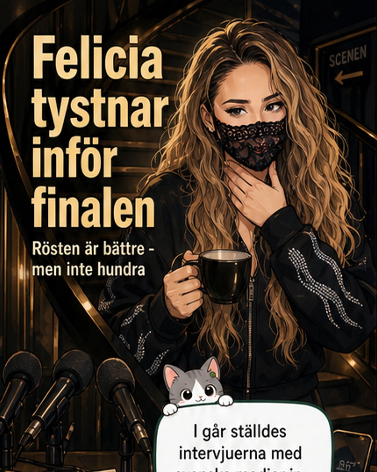 Felicias nya hälsning efter röstproblemen