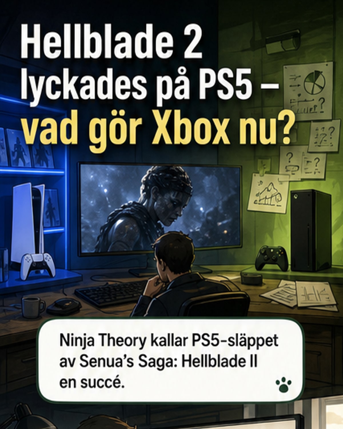 Hellblade 2 på PS5 gav vinst – Microsoft tvekar på exklusivitet