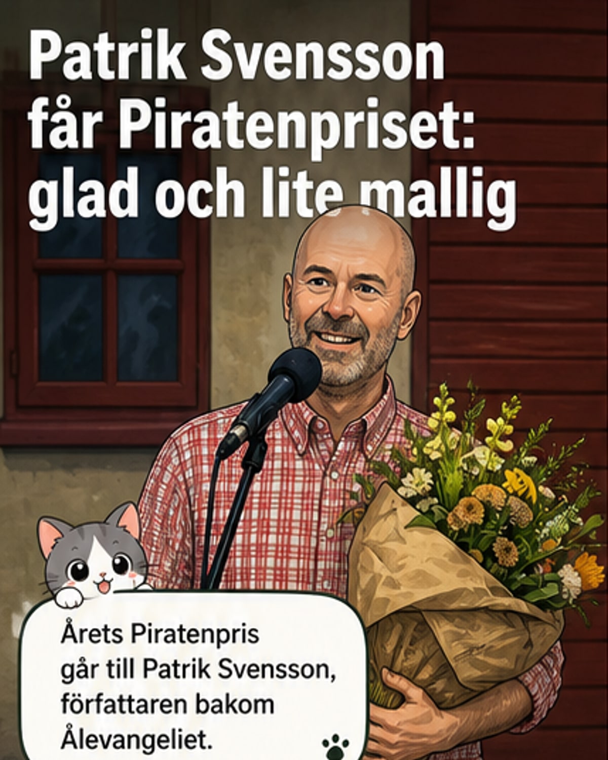 Patrik Svensson får Årets Piratenpris