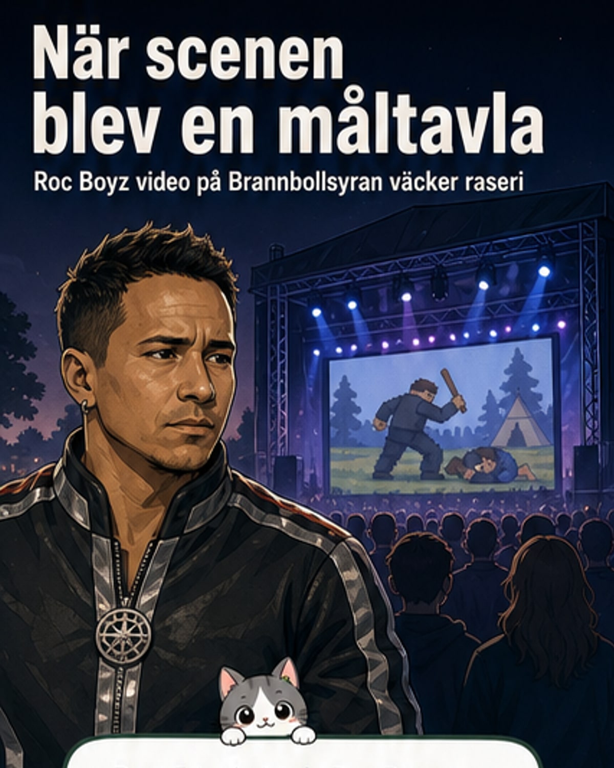 Samer visades som måltavlor i hiphopvideo