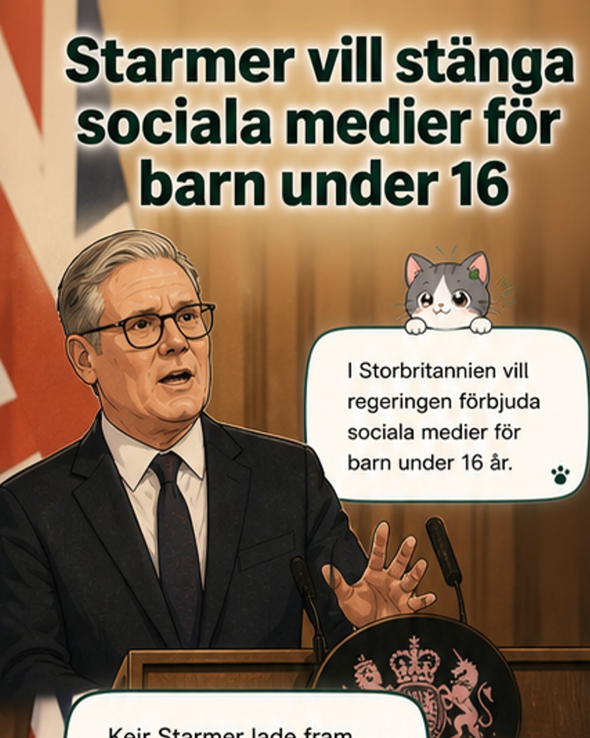 Storbritannien vill stoppa 16-åringar från sociala medier