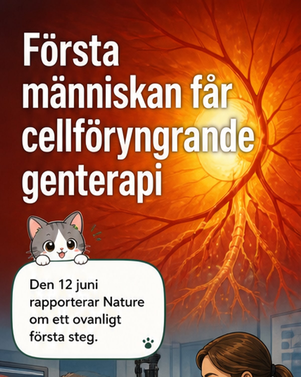 Första genterapin mot åldrande testas