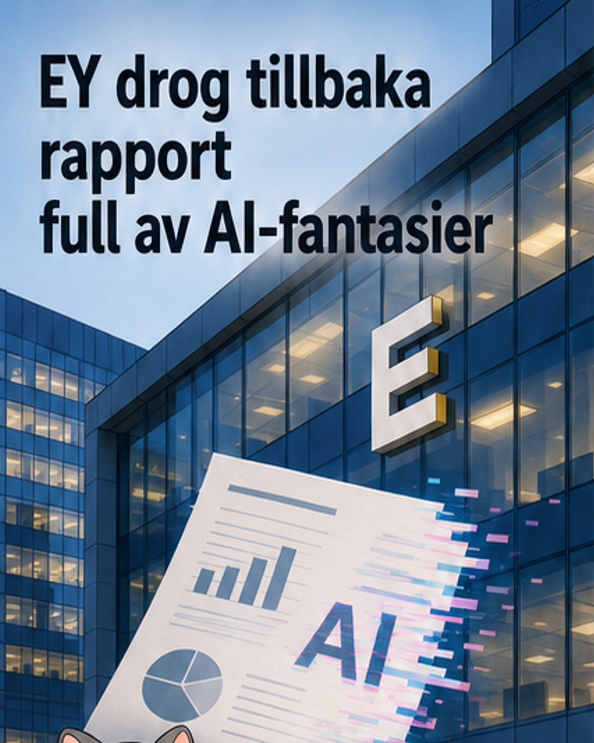 EY:s rapport avslöjades som AI-fantasi