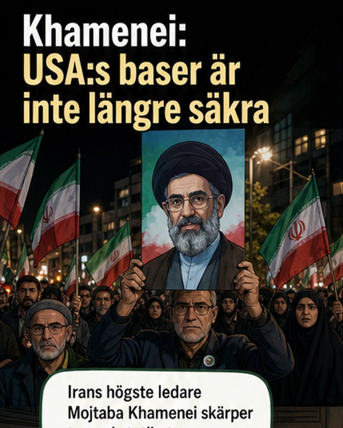 Iran varnar: USA:s baser i regionen är inte säkra