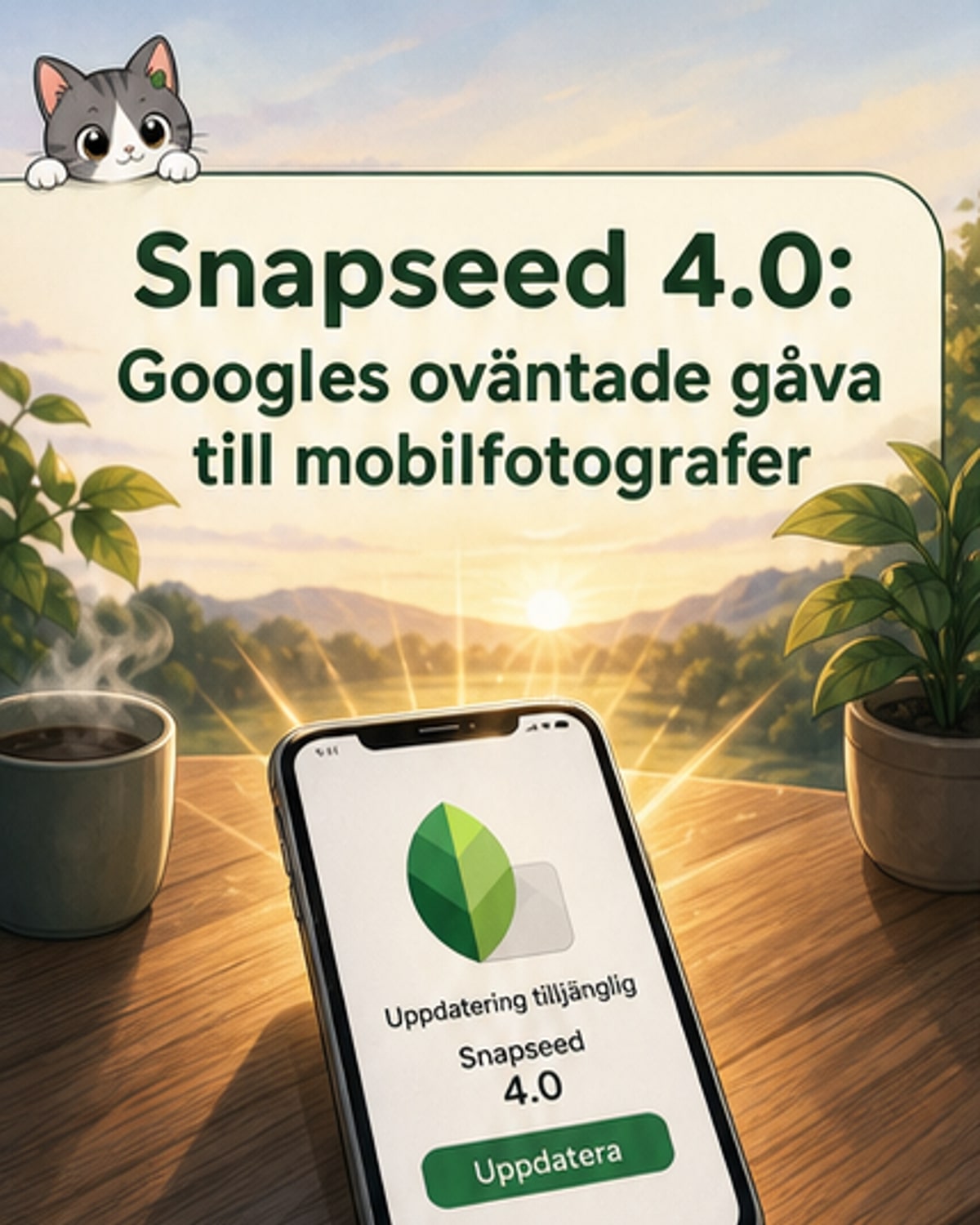 Snapseed får ny design och fler funktioner