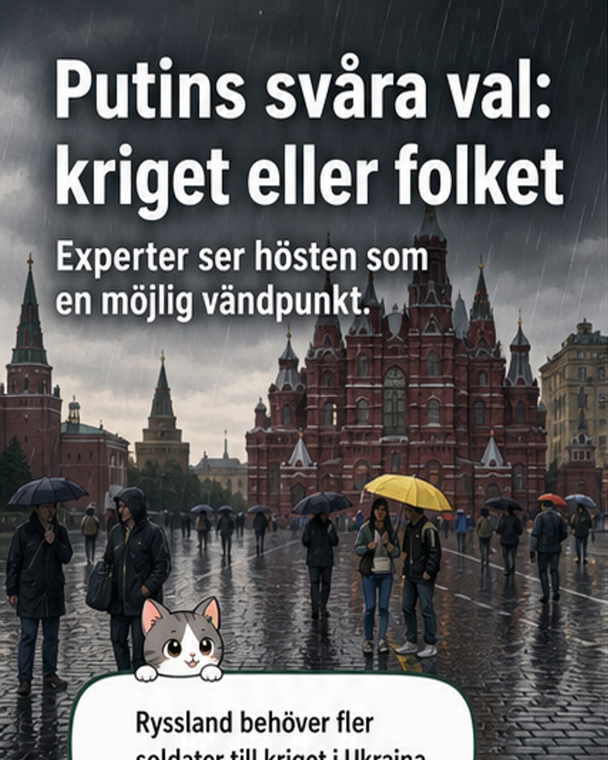 Putins val: krig eller folk?
