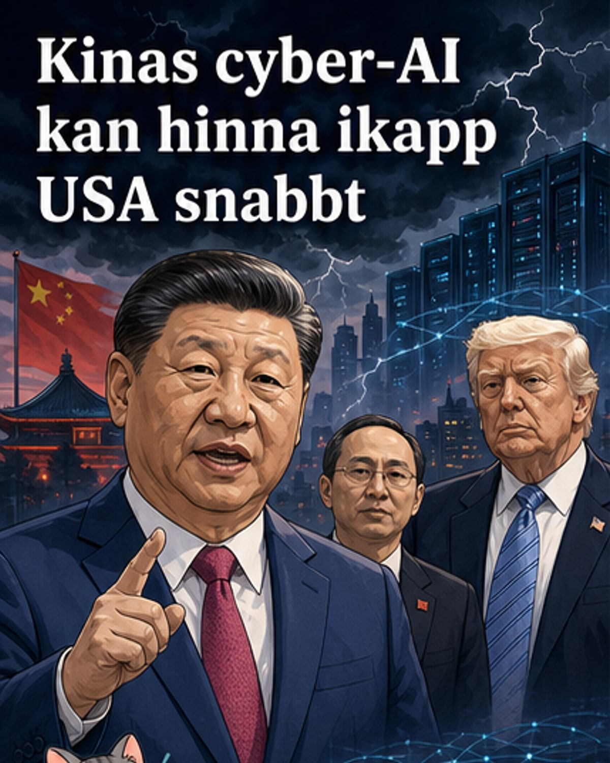 Kina kan nå USA:s AI-nivå inom halvår