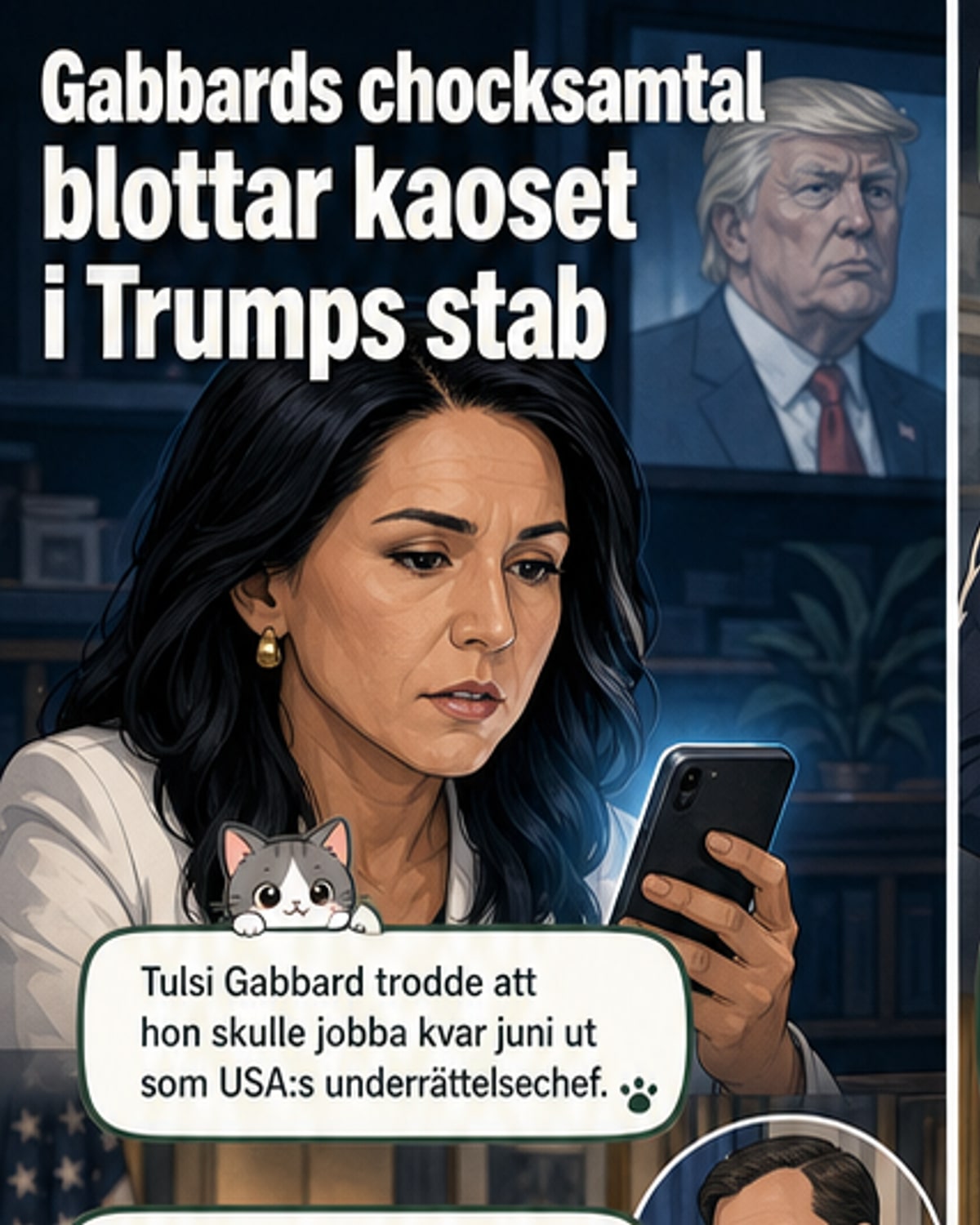 Chaos i Vita huset efter oväntad avsked