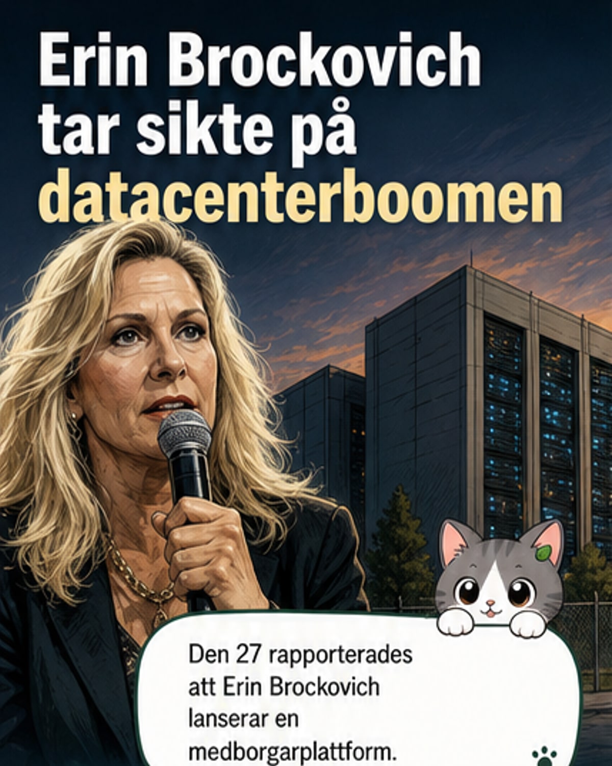 Erin Brockovich tar sig an datacenter