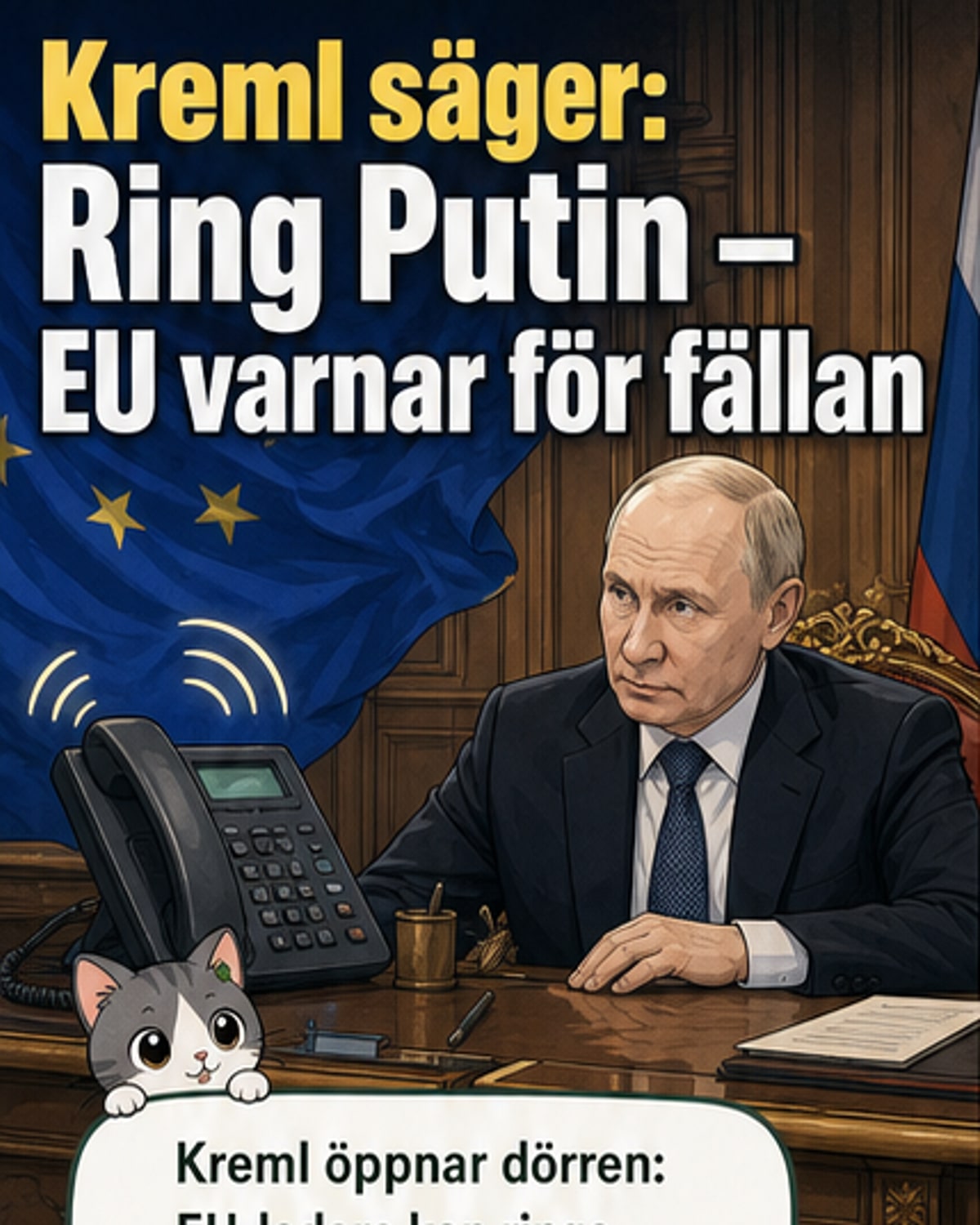Ryssland uppmanar EU att ringa Putin